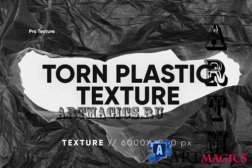 30 Torn Plastic Textures - 11010448