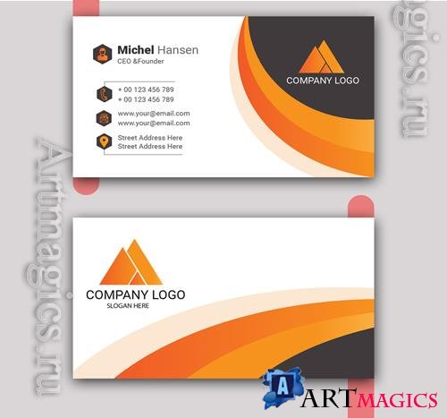 Vector business card template vol 2