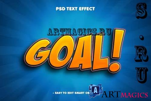 Goal Stylized Psd Layer Styles 3D Text Effect - VA9VV3A