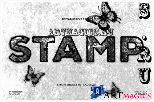 Ink Stamp Text & Logo Effect - 8P4ND7N