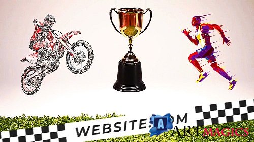 MA 3D Sport Attributes Scene 3555324 - Project for After Effects    