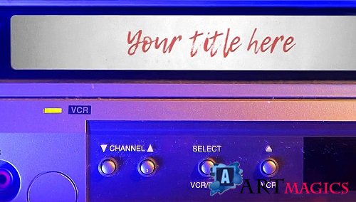 MA Old TV Vintage VCR Logo Opener 3573159 - Project for After Effects